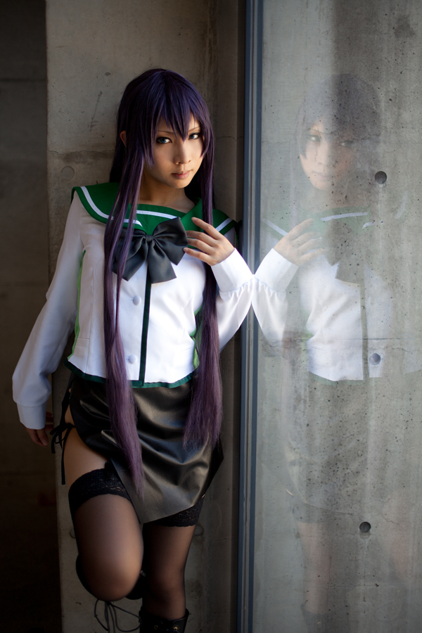 [Cosplay] 2013.04.09 游戏美女丝袜套图 Sexy Saeko Busujima